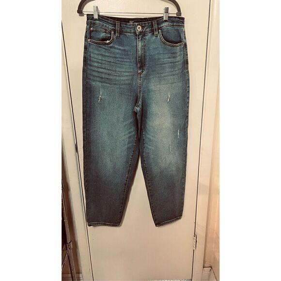 INC International Concept Wide Leg Blue Jeans Size 8/29 New - Picture 3 of 12